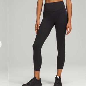 Lululemon Base Pace 25" High Rise Black NWOT